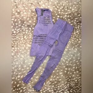 Stella McCartney adidas Lavender Seamless Workout Top